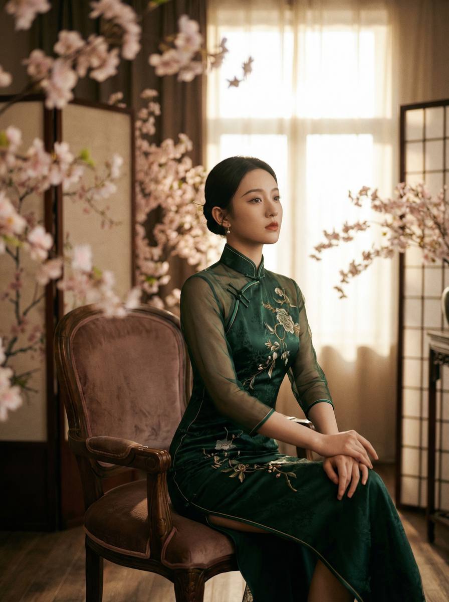 他他射区 旗袍写真视频·传统美学与现代摄影融合视频演示